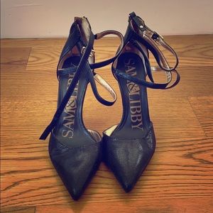 Black Strappy Stilettos